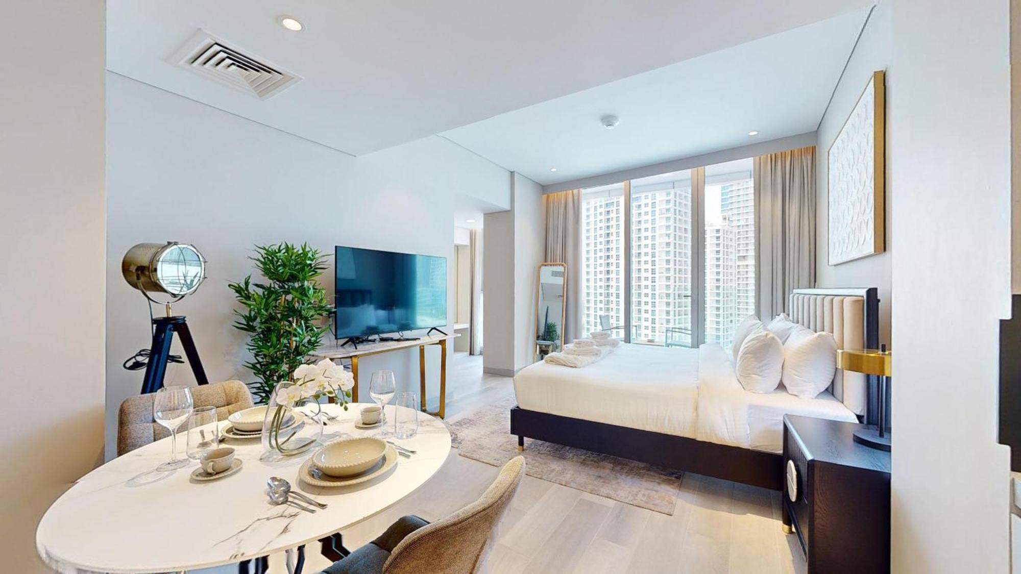 Primestay - Spacious Studio In Dubai Marina With Marina View 외부 사진